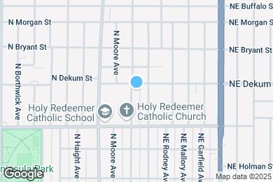 Map image of the property - 6716 N Williams Ave