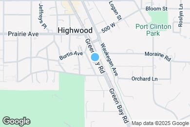 Map image of the property - 2500 Green Bay Rd