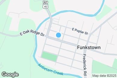 Map image of the property - 18 W Baltimore St