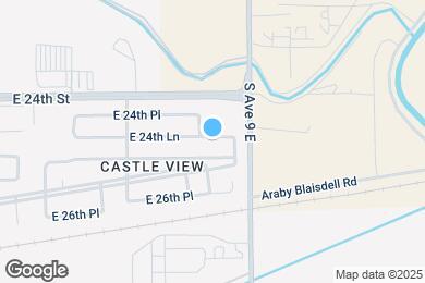 Map image of the property - 8941 E 24th Ln