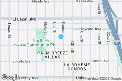 Map image of the property - 4120 Kansas St