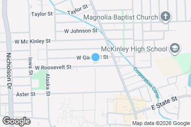 Map image of the property - 256 W ROOSEVELT ST