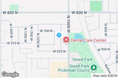 Map image of the property - 609 N 1050 W