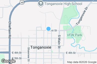 Map image of the property - 512 E 1st St