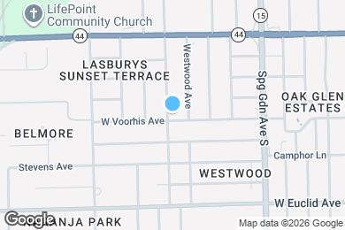 Map image of the property - 171 S Sheridan Ave