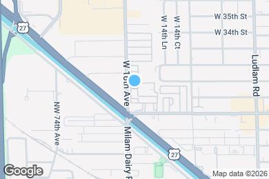 Map image of the property - Pura Vida Hialeah Luxury Apartments