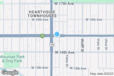 Map image of the property - 5110 W Colfax Ave