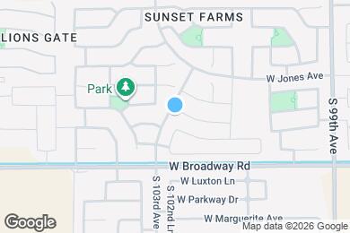 Map image of the property - 10245 W Wood St
