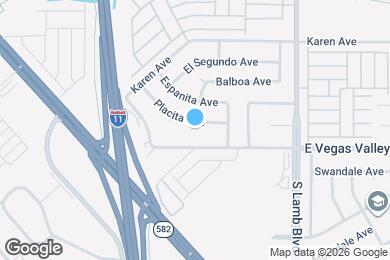 Map image of the property - 4011 Placita Ave