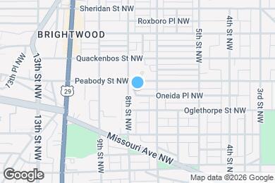 Map image of the property - 723 Oneida Pl NW