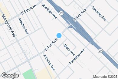 Map image of the property - 957 E 1st Ave