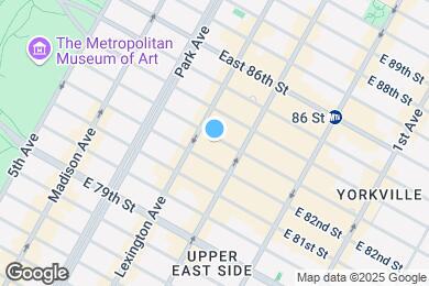 Map image of the property - 156 E 83rd St