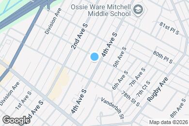 Map image of the property - 7832 4th Ave S