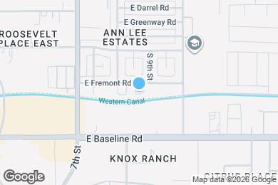 Map image of the property - 834 E Minton St