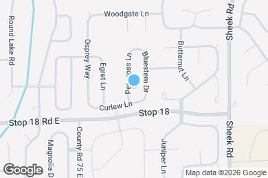 Map image of the property - 1503 Pencross Ln