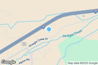 Map image of the property - 1033 Straight Creek Dr