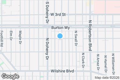Map image of the property - 257 N Almont Dr
