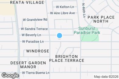 Map image of the property - 4826 W Paradise Ln