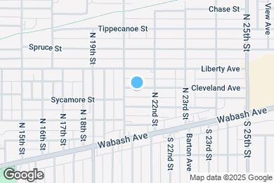 Map image of the property - 2125 Cleveland Ave