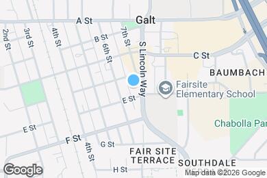 Map image of the property - 438 S Lincoln Way