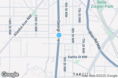 Map image of the property - 1101 Fern St NW