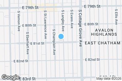 Map image of the property - 656 E 81st St