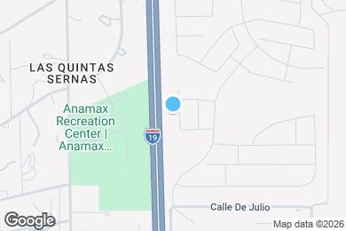 Map image of the property - 17502 S Paseo Pueblo Lindo