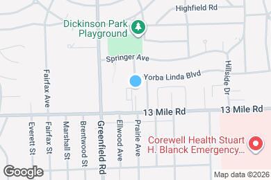 Map image of the property - 4304 W 13 Mile Rd