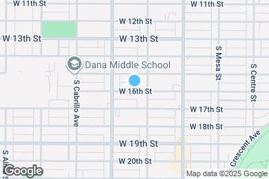Map image of the property - 640 W 16th St