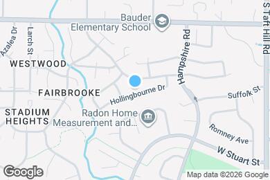 Map image of the property - 2512 Hollingbourne Dr