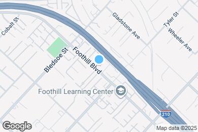 Map image of the property - 14307 Foothill Blvd