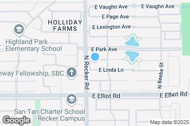 Map image of the property - 4043 E Bruce Ave