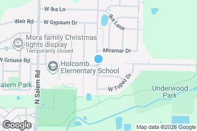 Map image of the property - 2472 N Raven Ln