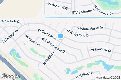 Map image of the property - 15902 W Sentinel Dr