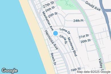 Map image of the property - 2127 Manhattan Ave