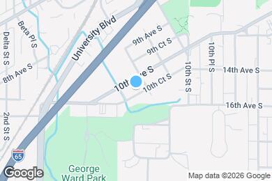 Map image of the property - 516 10th Ct S