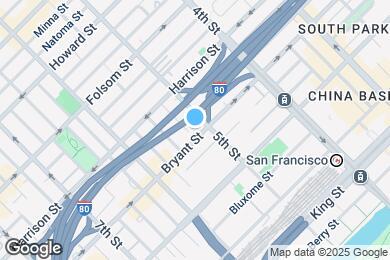 Map image of the property - 712 Bryant St