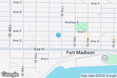 Map image of the property - 1109 Avenue G