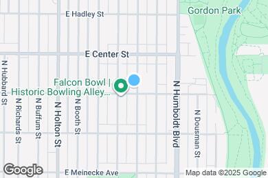 Map image of the property - 832 E Clarke St