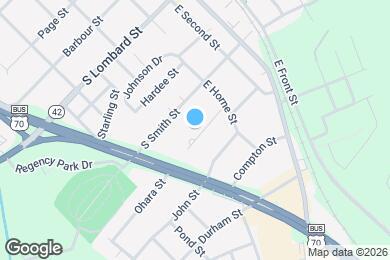 Map image of the property - 320 Crescent Dr