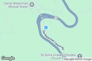 Map image of the property - 2001 Old Waterman Canyon Rd