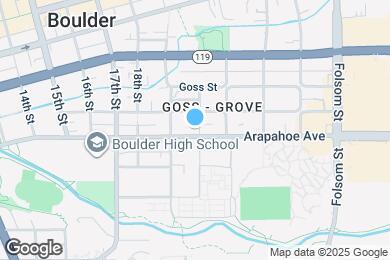 Map image of the property - 1945 Arapahoe Ave