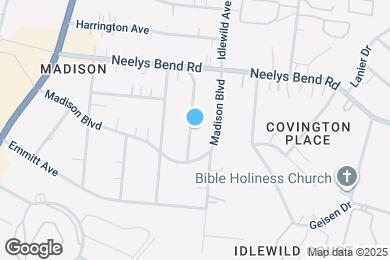 Map image of the property - 755 Oakdell Ave