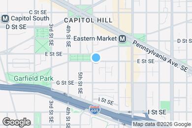 Map image of the property - 605 E St SE