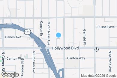 Map image of the property - 1734 Taft Ave