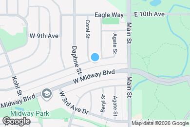 Map image of the property - 340 W 6th Ave