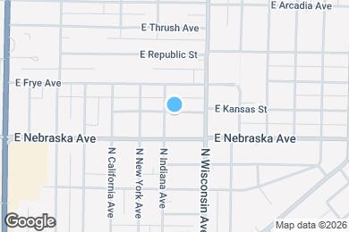 Map image of the property - 714 E Kansas St