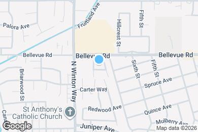 Map image of the property - 1670 Bellevue Rd