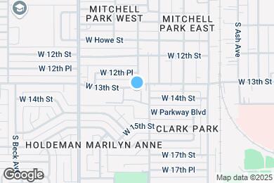 Map image of the property - 1318 S Mitchell Dr