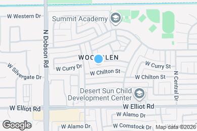 Map image of the property - 1615 W Curry Dr